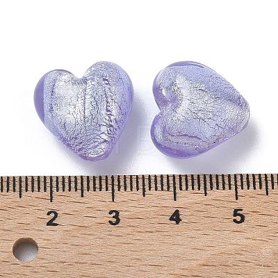 Handmade Silver Foil Glass Beads LS-LAMP-F043-02E-1