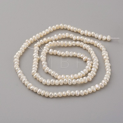 Natural Cultured Freshwater Pearl Beads Strands PEAR-G007-42-01-1