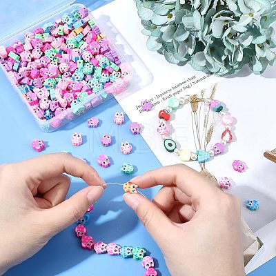  300Pcs Handmade Polymer Clay Beads CLAY-NB0001-60-1