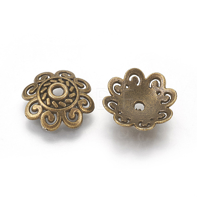 Tibetan Style Bead Caps LS-TIBE-60309-AB-FF-1