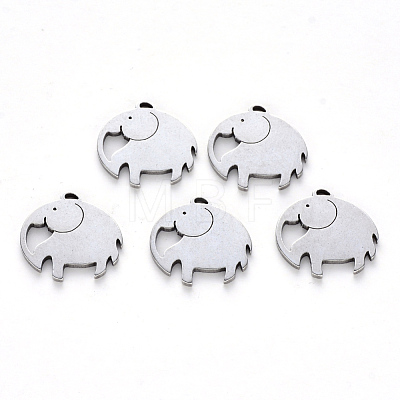 Non-Tarnish 201 Stainless Steel Charms X-STAS-N092-75-1