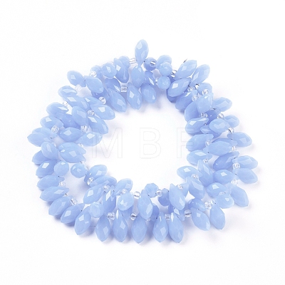 Glass Beads Strands EGLA-L020-J-1