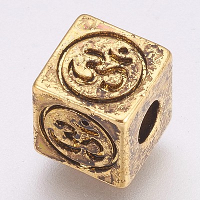 Brass Beads KK-K228-07AG-1