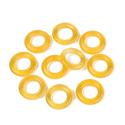 Dyed Natural White Jade Linking Rings G-Q601-43E-1