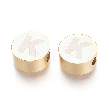 304 Stainless Steel Beads STAS-I126-02G-K-1