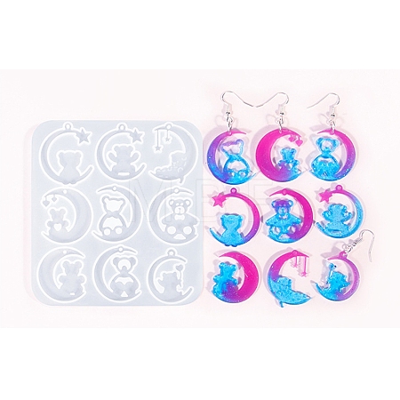 DIY Pendant Molds AJEW-U023-04B-1