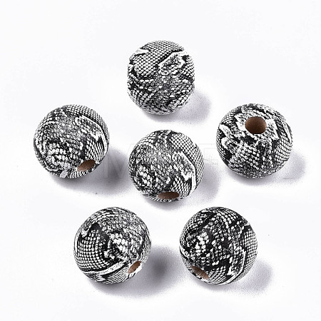 Natural Wooden Beads X-WOOD-R270-08-1