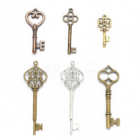 Tibetan Style Alloy Pendants TIBEP-MSMC016-M-1
