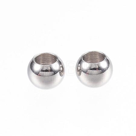 Tarnish Resistant 304 Stainless Steel Beads STAS-D448-070P-1
