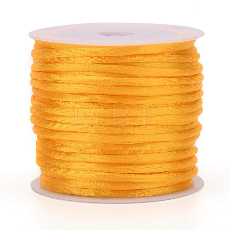 30M Nylon Satin Rattail Cords NWIR-YW0001-04-23-1