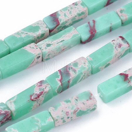Synthetic Imperial Jasper Beads Strands G-E508-02G-1