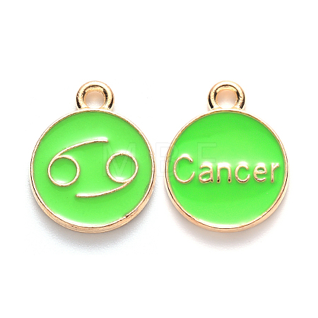 Alloy Enamel Pendants LS-X-ENAM-S124-01A-06D-1