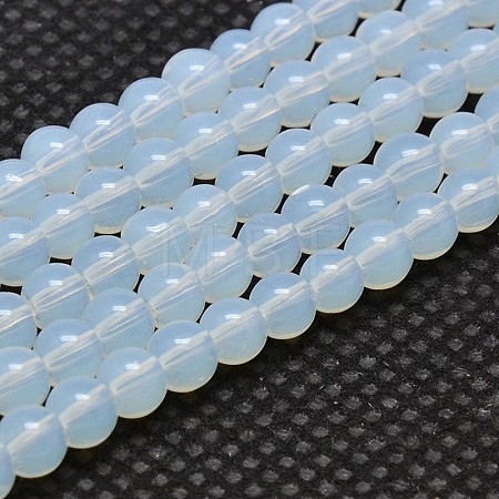 Round Opalite Beads Strands X-GLAA-F033-10mm-01-1