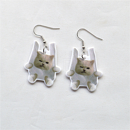 Easter Acrylic Cartoon Dangle Earrings FS-WGB193C-07-1