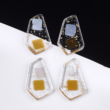 Transparent Resin Cabochons CRES-S362-012A-1