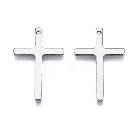 Tarnish Resistant 201 Stainless Steel Pendants STAS-N095-030-1