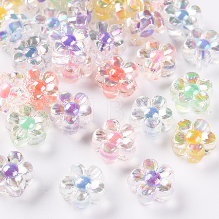Transparent Acrylic Beads TACR-S152-06B-1