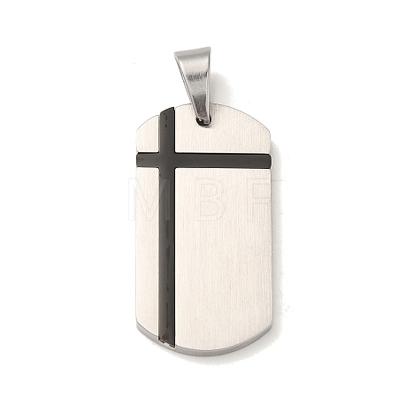 304 Stainless Steel Pendants STAS-C105-06EBP-1