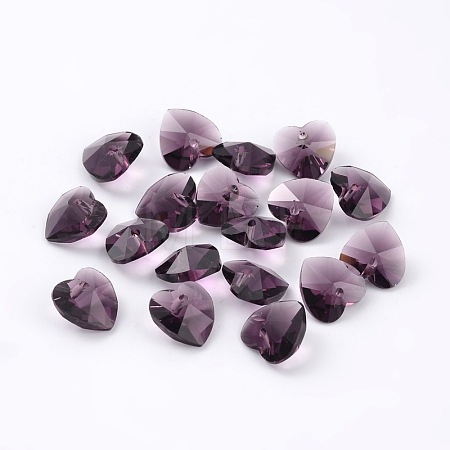 Romantic Valentines Ideas Glass Charms G030V14mm-12-1