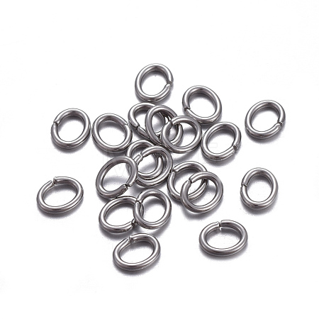 Non-Tarnish 316 Surgical Stainless Steel Open Jump Rings X-STAS-F221-40P-F-1