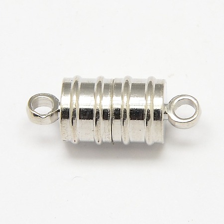 Brass Magnetic Clasps with Loops KK-MC028-S-1