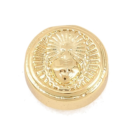 Religion Brass Beads KK-C170-29G-01-1