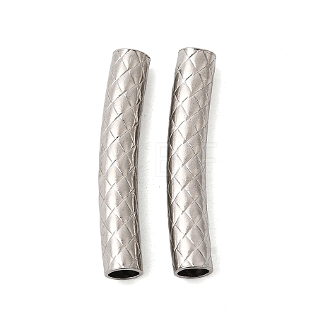 304 Stainless Steel Tube Beads STAS-B128-13B-P-1