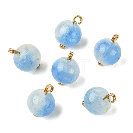 Alloy Glass Pendants GLAA-P080-04G-12-1