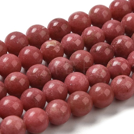 Natural Thulite Beads Strands G-Z044-A02-03-1