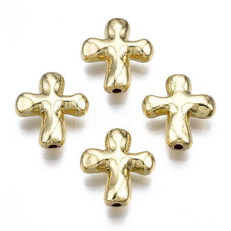 Rack Plating Alloy Beads PALLOY-T077-138LG-RS-1