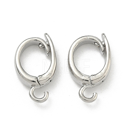 Brass Twister Clasps KK-D229-21P-1