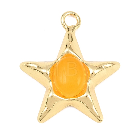 Dyed & Heated Natural Yellow Agate Pendants GG-G001-01G-09-1
