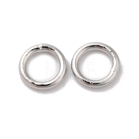 Brass Soldered Closed Jump Rings KK-G465-26P-1