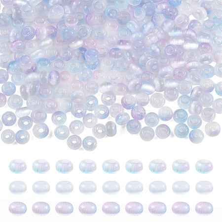 438Pcs Imitation Cat Eye Glass Seed Beads SEED-FS0001-47D-1