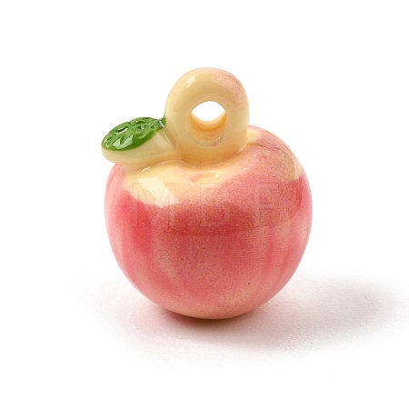 Opaque Resin Imitation Fruit Pendants RE-CBAE54B-02B-1