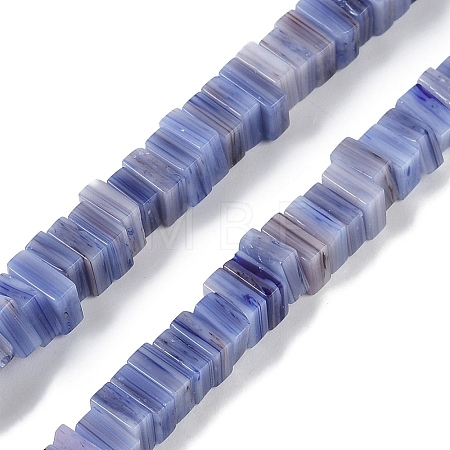 Handmade Lampwork Beads Strands LAMP-Q037-02B-12-1