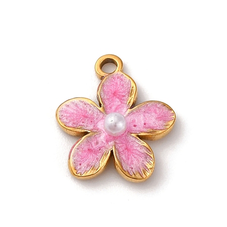 304 Stainless Steel Enamel Charms LS-STAS-D361-01G-02-1
