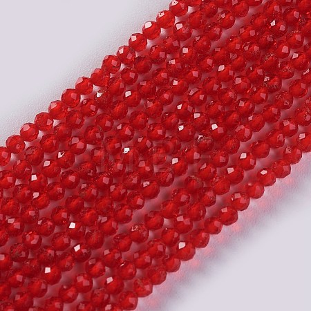 Glass Beads Strands EGLA-E057-02B-07-1
