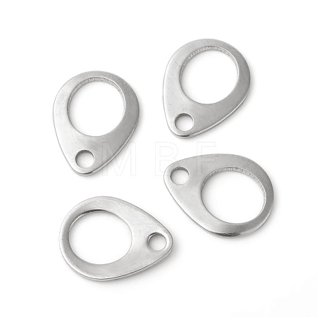 Tarnish Resistant 201 Stainless Steel Chain Tabs STAS-F192-029P-1