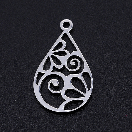 Non-Tarnish 201 Stainless Steel Pendants STAS-S105-JN896-1-1