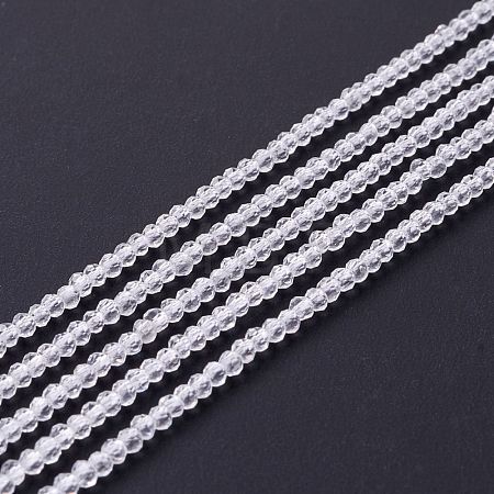Transparent Glass Beads Strands GLAA-C019-01A-33-1