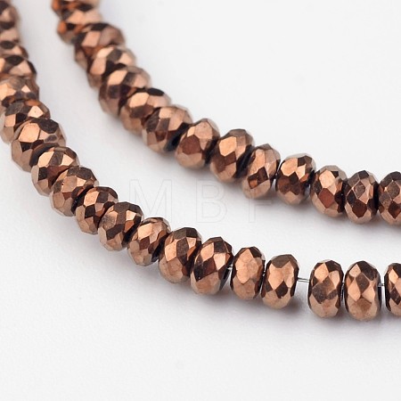 Electroplate Glass Beads Strands EGLA-P018-2mm-F09-1