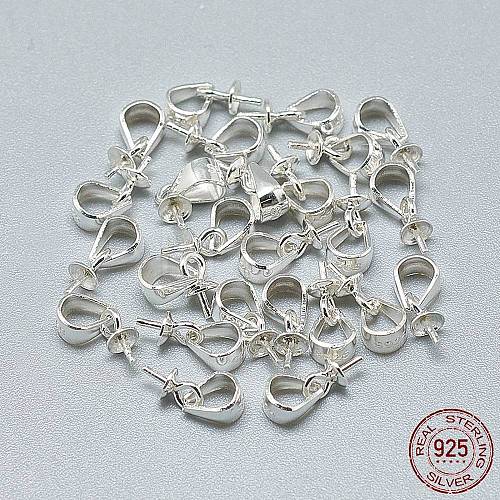 925 Sterling Silver Pendant Bails STER-T002-217S-1