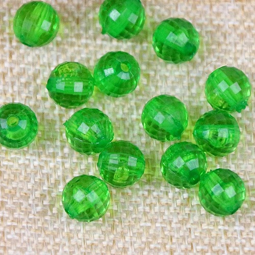 Transparent Acrylic Beads TACR-NH0001-G-15-1