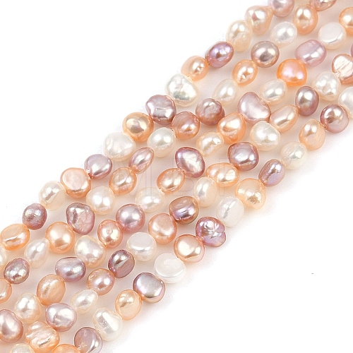 Natural Cultured Freshwater Pearl Beads Strands PEAR-P064-19B-13M-1