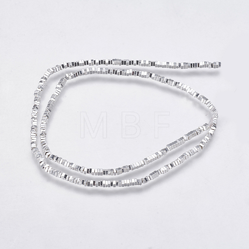 Electroplate Non-magnetic Synthetic Hematite Bead Strands G-K237-08G-1