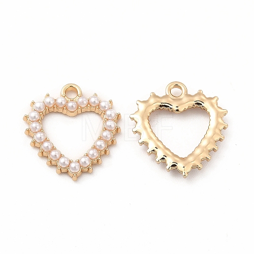 ABS Plastic Imitation Pearl Pendants FIND-A025-12G-1