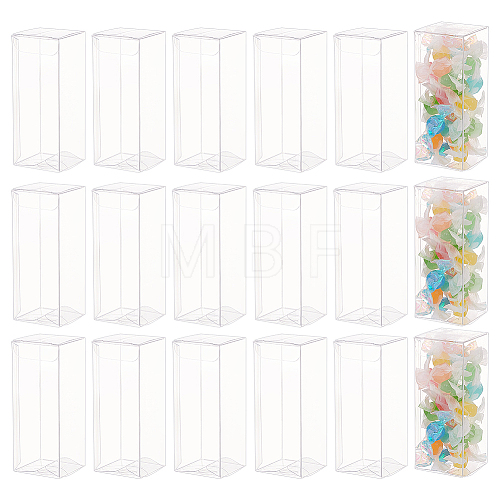 Rectangle Transparent Plastic PVC Box Gift Packaging CON-BC0007-11A-1