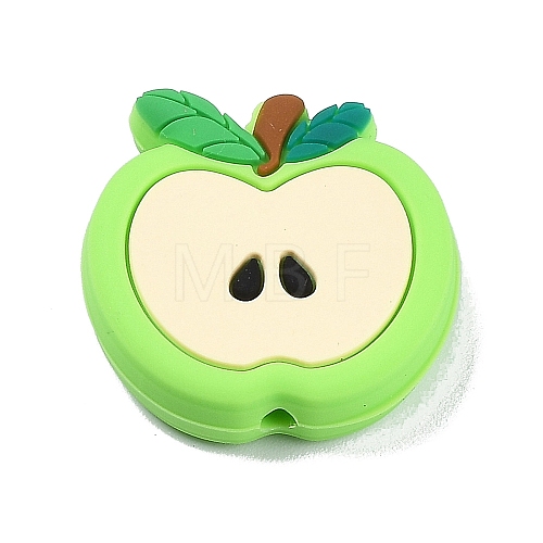 Apple Food Grade Eco-Friendly Silicone Beads SIL-B001-02B-1