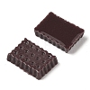 Luminous Resin Imitation Chocolate Decoden Cabochons RESI-K036-28D-02-4